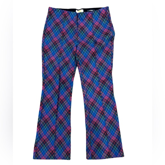 Maeve The Margot Kick-Flare Cropped Pants by Maeve: Plaid Edition, Size S - Picture 2 of 5
